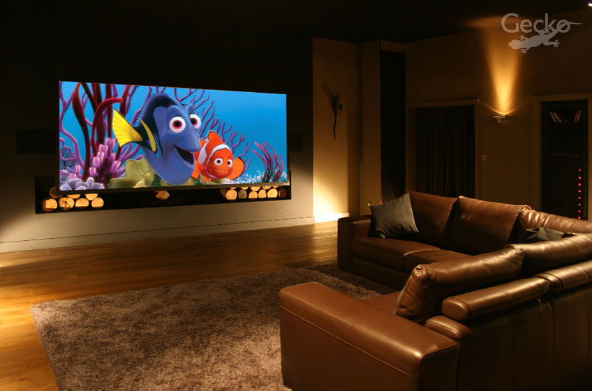 Cinema Room 3 | Multimedia Lounge | The Steinway Lyngdorf Model M 7.6 System with 15 Foot 4k Projector